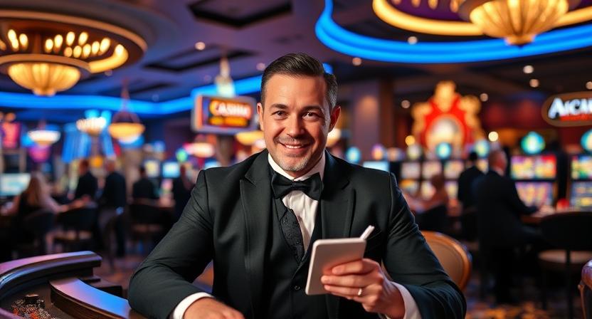 Live casino and video slots on 7C777